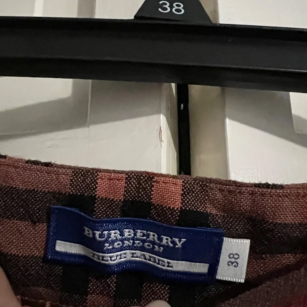 Burberry Blue Label Nova Plaid Pleated Mini Skirt - Picture 3 of 4